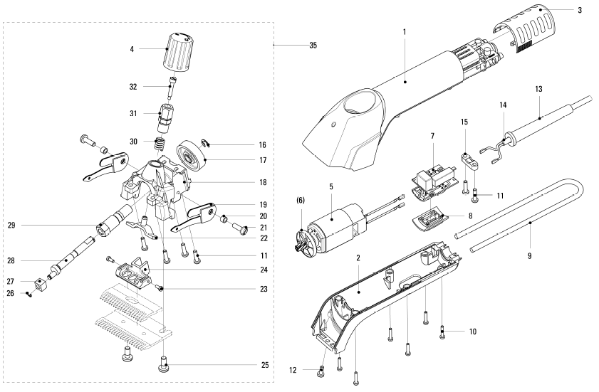 Heiniger Progress PCB - Horse Clippers Clipper Parts Heiniger Parts ...